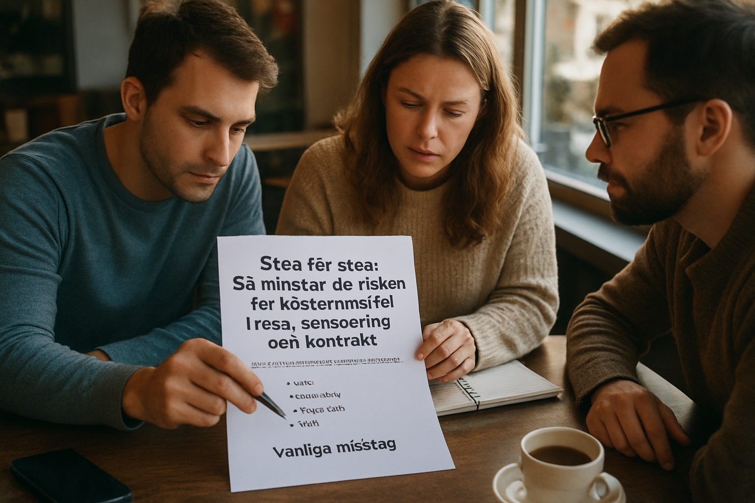 Steg för steg: Så minskar du risken för kostsamma fel i resa, renovering och kontrakt